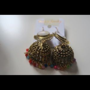 Multicolor jhumki earnings